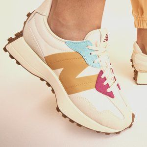 NEW BALANCE 327 RARE Women's Sneakers Shoes Cream Multi-Color various sizes